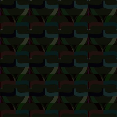 Geometrik soyut dikişsiz desen, vektör illüstrasyonu