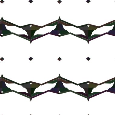 Geometrik soyut dikişsiz desen, vektör illüstrasyonu