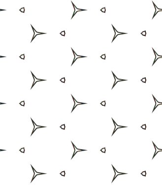 Geometrik soyut dikişsiz desen, vektör illüstrasyonu