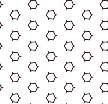 Geometrik soyut dikişsiz desen, vektör illüstrasyonu