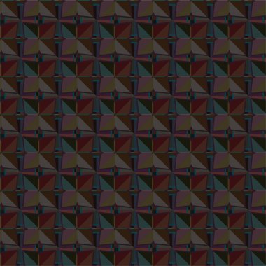 Geometrik soyut dikişsiz desen, vektör illüstrasyonu