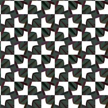 Geometrik soyut dikişsiz desen, vektör illüstrasyonu