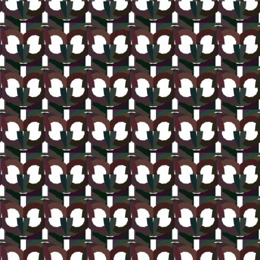 soyut geometrik dikişsiz desen, vektör illüstrasyonu 