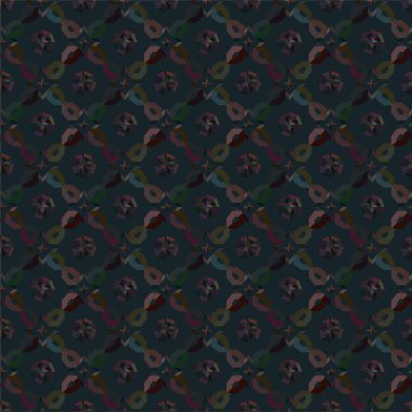 Geometrik soyut dikişsiz desen, vektör illüstrasyonu