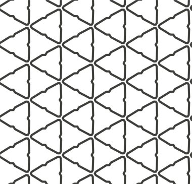Geometrik soyut dikişsiz desen, vektör illüstrasyonu