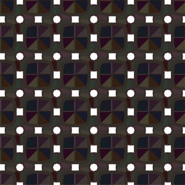 Geometrik soyut dikişsiz desen, vektör illüstrasyonu