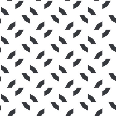 Geometrik soyut dikişsiz desen, vektör illüstrasyonu