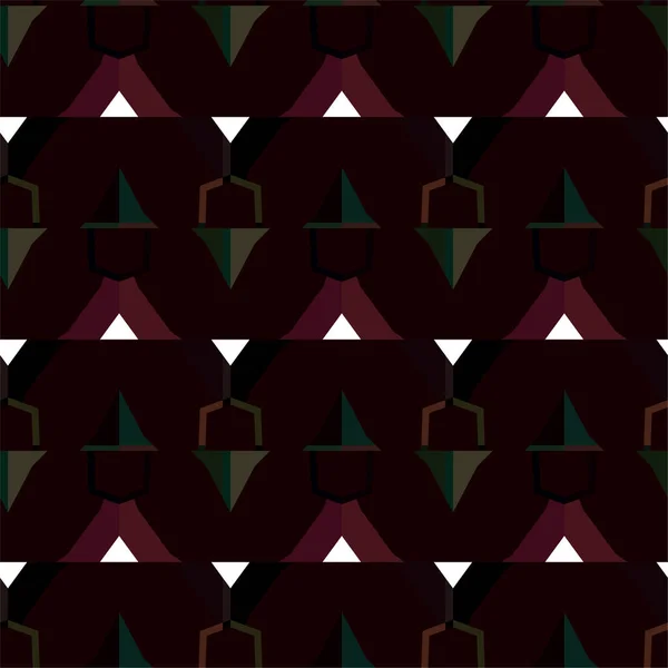 幾何学的な繰り返し装飾ベクトルパターン シームレスなデザインテクスチャ — ストックベクタ