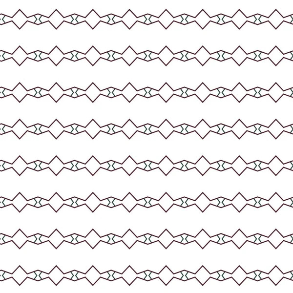 Padrão Sem Emenda Abstrato Geométrico Ilustração Vetorial —  Vetores de Stock