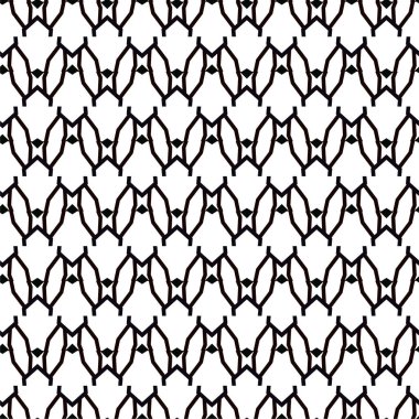 Geometrik soyut dikişsiz desen, vektör illüstrasyonu