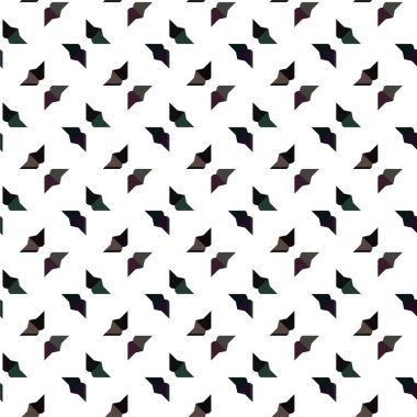 Geometrik soyut dikişsiz desen, vektör illüstrasyonu