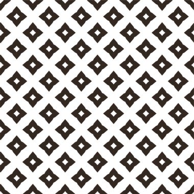 Geometrik soyut dikişsiz desen, vektör illüstrasyonu
