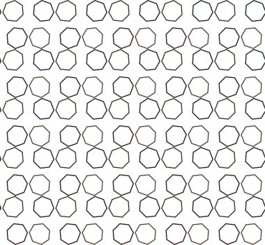 Geometrik soyut dikişsiz desen, vektör illüstrasyonu