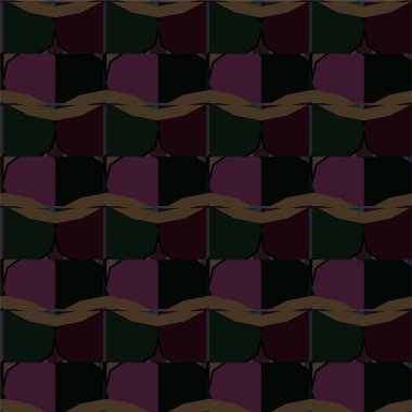 Geometrik soyut dikişsiz desen, vektör illüstrasyonu