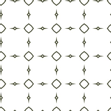 Geometrik soyut dikişsiz desen, vektör illüstrasyonu