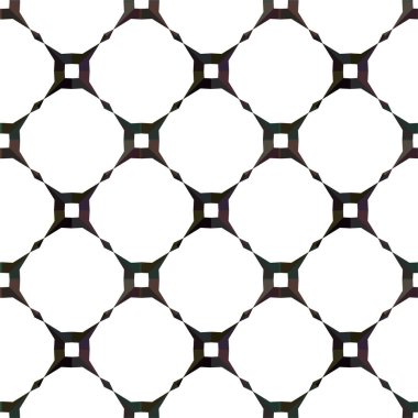 Süslü, soyut, dikişsiz desen, vektör illüstrasyonu