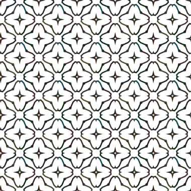 Süslü, soyut, dikişsiz desen, vektör illüstrasyonu