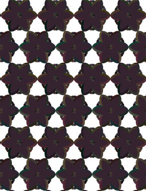 Geometrik soyut dikişsiz desen, vektör illüstrasyonu