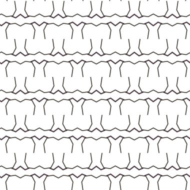 Geometrik soyut dikişsiz desen, vektör illüstrasyonu