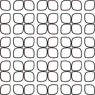 Süslü, soyut, dikişsiz desen, vektör illüstrasyonu