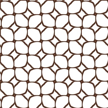 Geometrik soyut dikişsiz desen, vektör illüstrasyonu