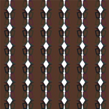 soyut geometrik dikişsiz desen, vektör illüstrasyonu 