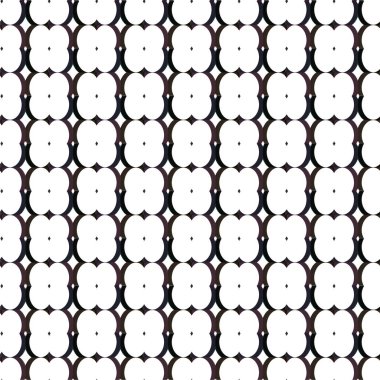 Süslü, soyut, dikişsiz desen, vektör illüstrasyonu