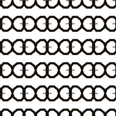 Geometrik soyut dikişsiz desen, vektör illüstrasyonu