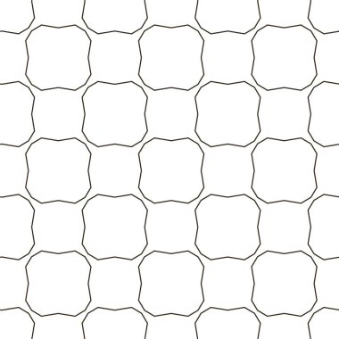 Geometrik soyut dikişsiz desen, vektör illüstrasyonu