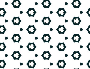 Geometrik soyut dikişsiz desen, vektör illüstrasyonu