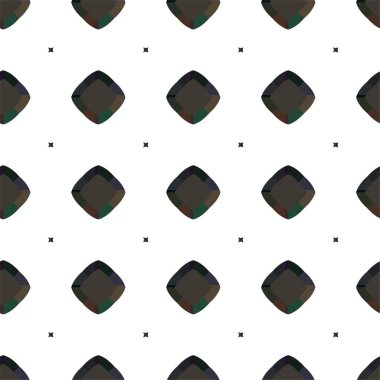 Geometrik soyut dikişsiz desen, vektör illüstrasyonu