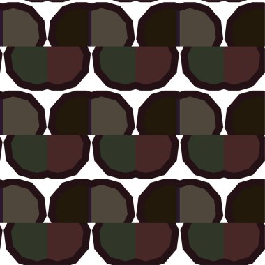 Süslü, soyut, dikişsiz desen, vektör illüstrasyonu