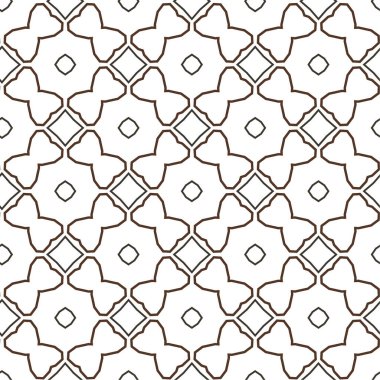 Geometrik soyut dikişsiz desen, vektör illüstrasyonu