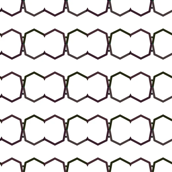 Geometriskt Abstrakt Sömlöst Mönster Vektorillustration — Stock vektor