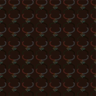 Soyut çiçeklerle kusursuz desen