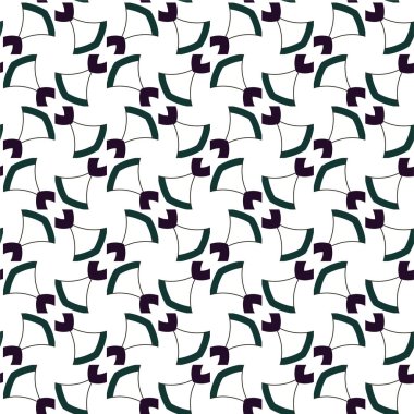 soyut geometrik dikişsiz desen, vektör illüstrasyonu 