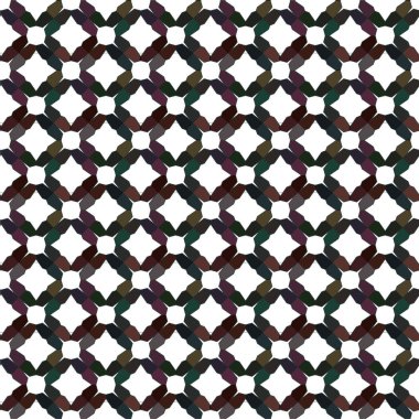 Geometrik soyut dikişsiz desen, vektör illüstrasyonu