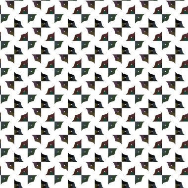 Geometrik soyut dikişsiz desen, vektör illüstrasyonu