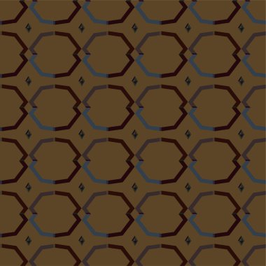 soyut geometrik dikişsiz desen, vektör illüstrasyonu