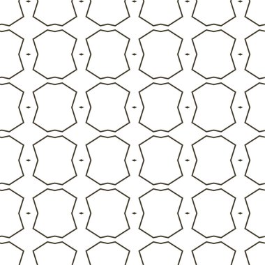 Süslü, soyut, dikişsiz desen, vektör illüstrasyonu