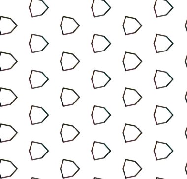 Süslü, soyut, dikişsiz desen, vektör illüstrasyonu