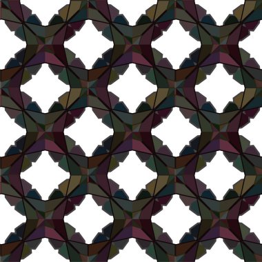 Geometrik şekilli kusursuz desen. vektör illüstrasyonu.