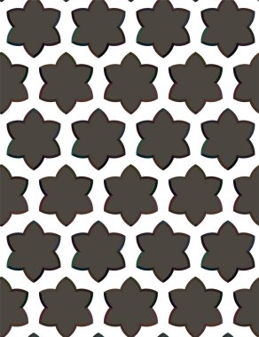 Geometrik soyut dikişsiz desen, vektör illüstrasyonu