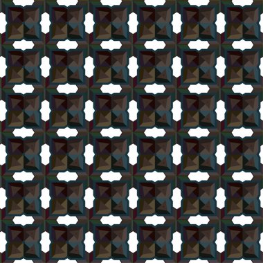 Geometrik soyut dikişsiz desen, vektör illüstrasyonu