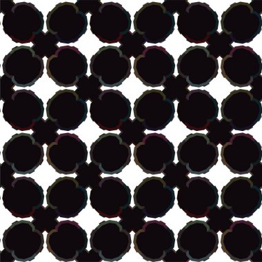 Geometrik soyut dikişsiz desen, vektör illüstrasyonu