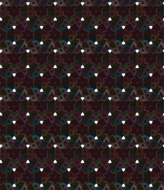 Geometrik soyut dikişsiz desen, vektör illüstrasyonu