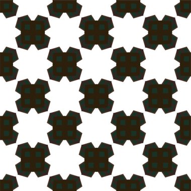 Geometrik soyut dikişsiz desen, vektör illüstrasyonu