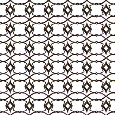 Geometrik soyut dikişsiz desen, vektör illüstrasyonu