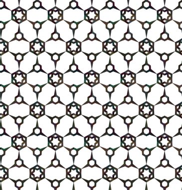 soyut geometrik dikişsiz desen, vektör illüstrasyonu 