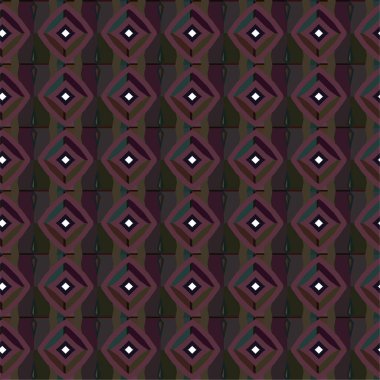 Geometrik soyut dikişsiz desen, vektör illüstrasyonu